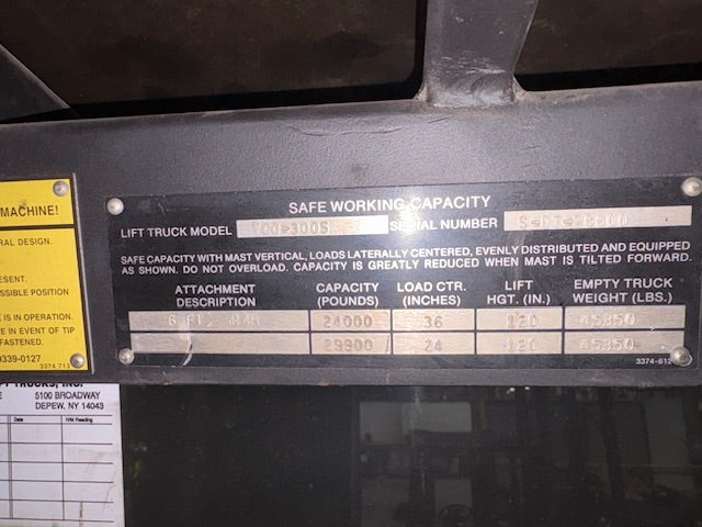 30,000 lb Taylor Forklift For Sale