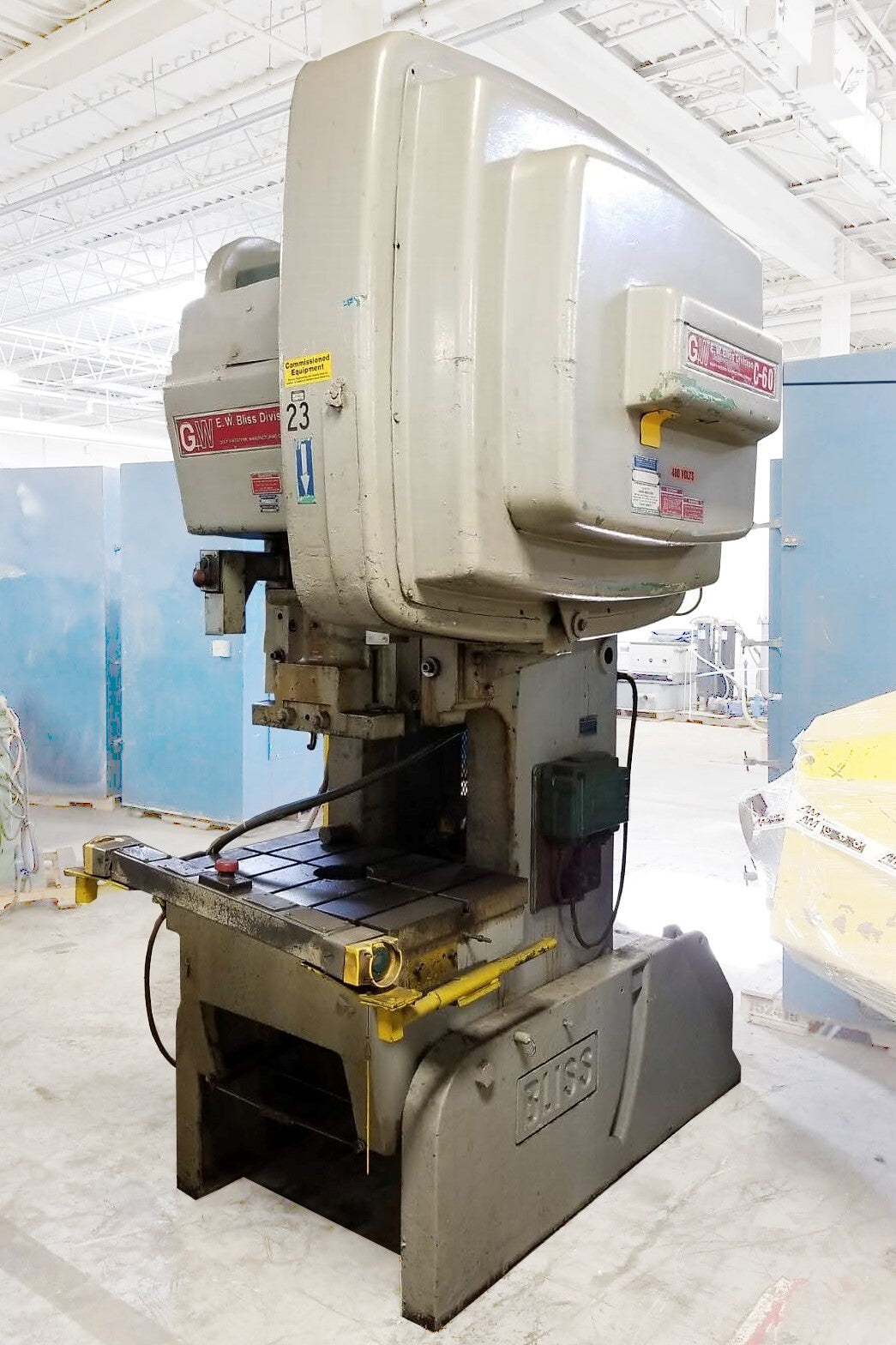60 Ton Bliss Flywheel O.B.I. Press For Sale