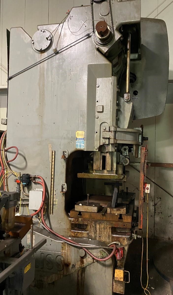 110 Ton Bliss Back Geared O.B.I. Press For Sale