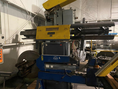 10,000 lb Perfecto Double End Uncoiler and Straightener For Sale