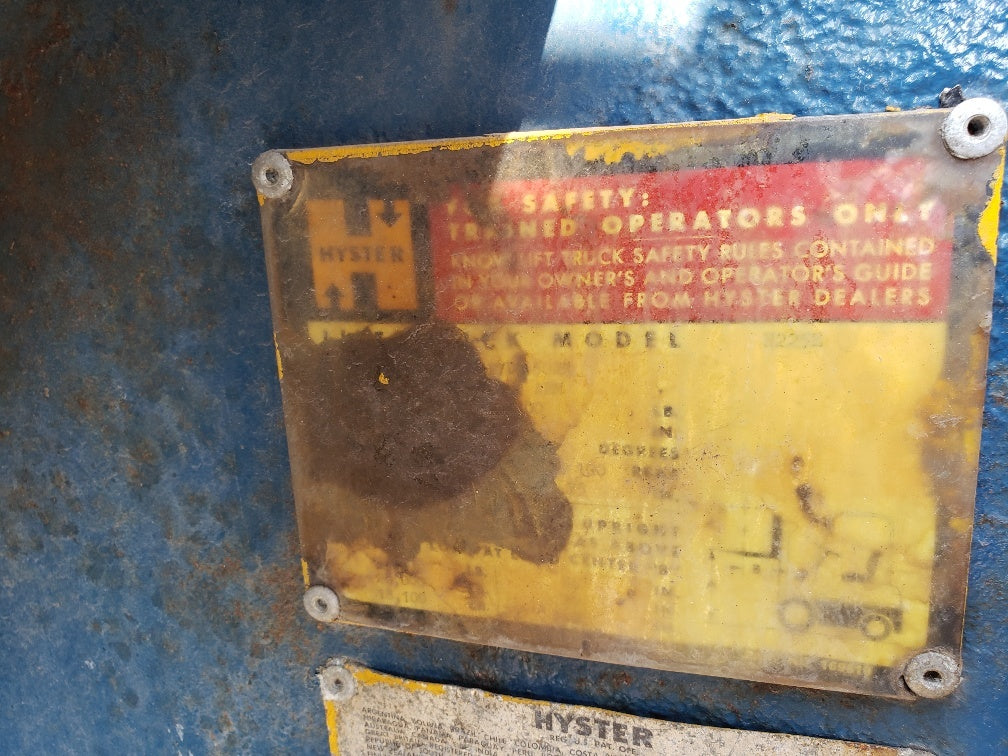 22,500 lb Hyster H225 Forklift For Sale (Two Available)