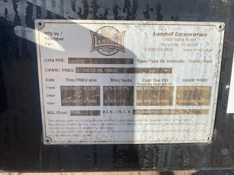 2012 Landoll Trailer For Sale