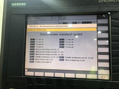 Gildemeister Model Twin 42 CNC Lathe For Sale
