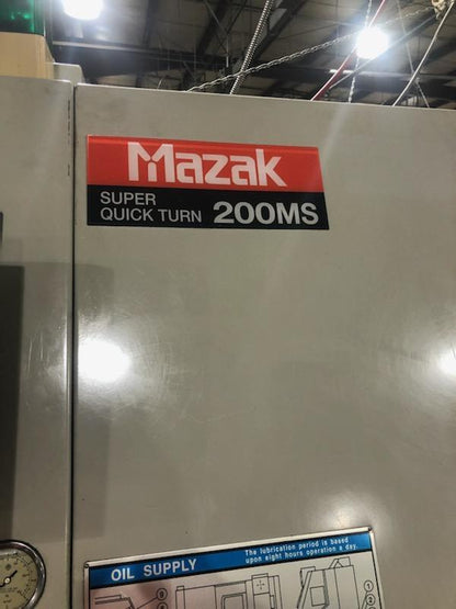 Mazak Quick Turn 200MS CNC Lathe For Sale