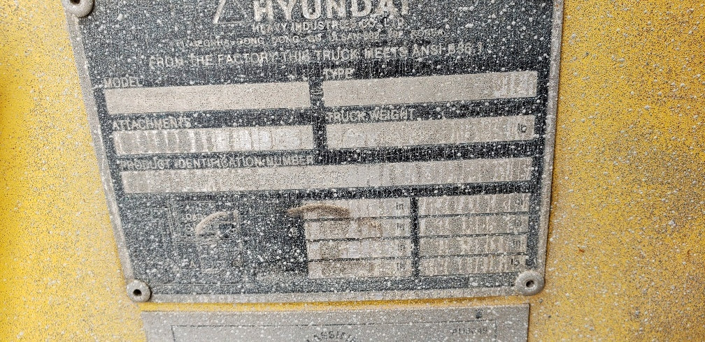 35,000 lb Hyundai Forklift For Sale