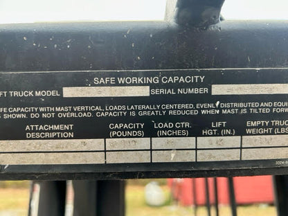 30,000 lb Taylor Forklift For Sale