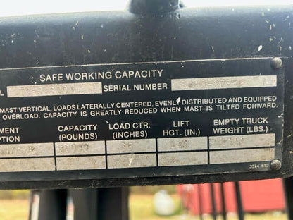 30,000 lb Taylor Forklift For Sale