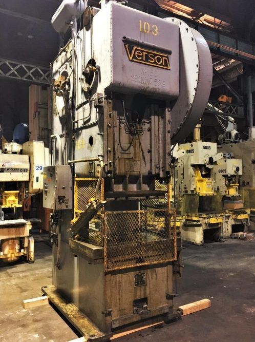 150 Ton Verson O.B.I. Press For Sale