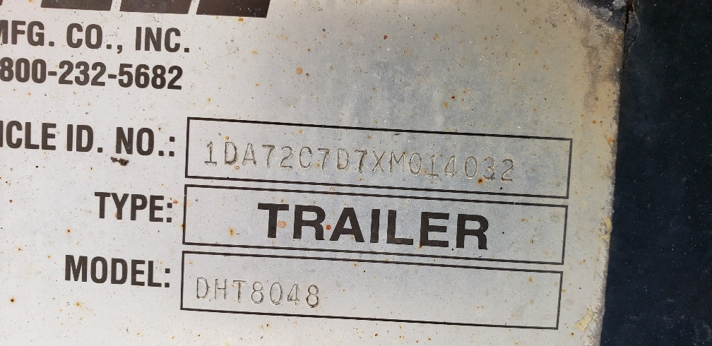 1999 Trail Eze Beaver Tail Trailer For Sale