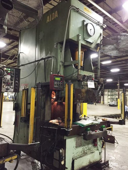 220 Ton Press For Sale Aida Single-Point Gap Press