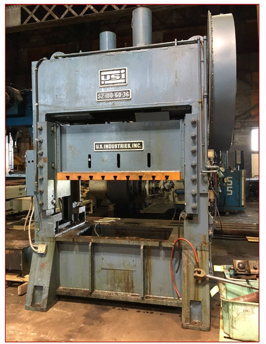 100 Ton Press For Sale USI Clearing Press