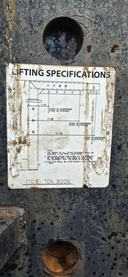 30,000 lb Cat Forklift Boom and Stand For Sale