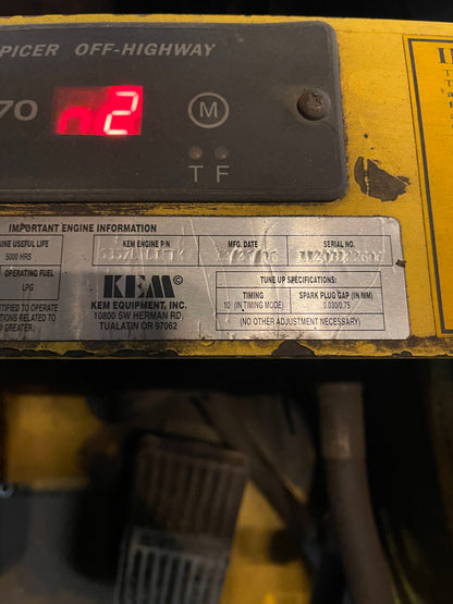 30,000 lb Lowry Forklift For Sale