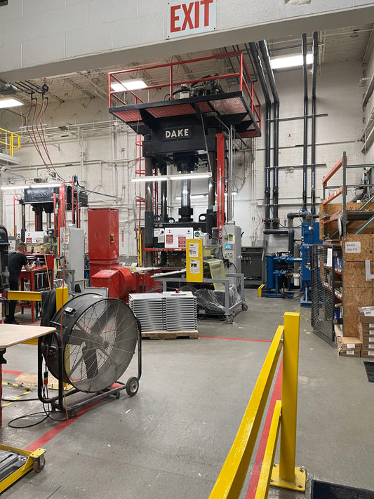 300 Ton Dake 4-Post Hydraulic Press For Sale