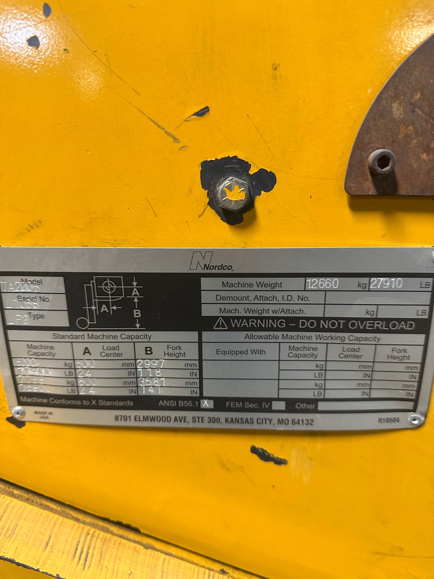 20,000 lb Royal Forklift For Sale