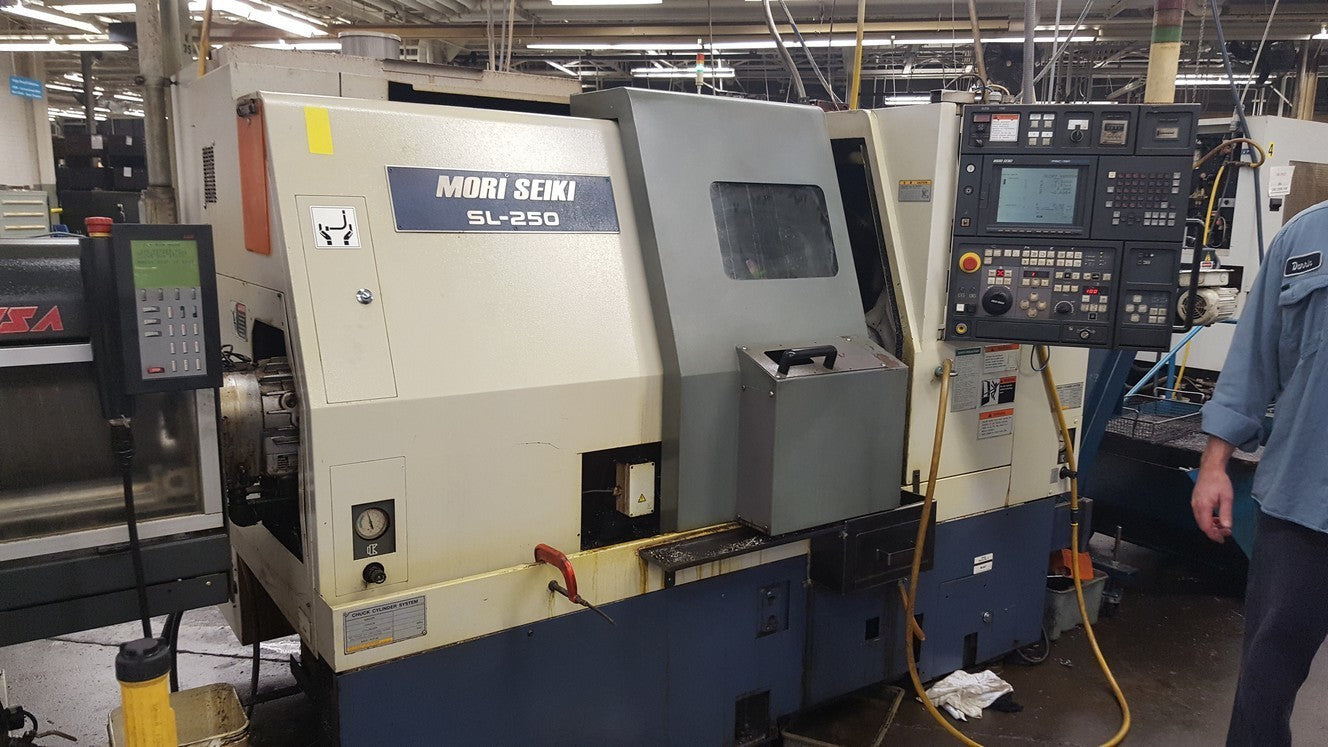 Mori Seiki CNC Lathe Turning Center For Sale SL-250 Used