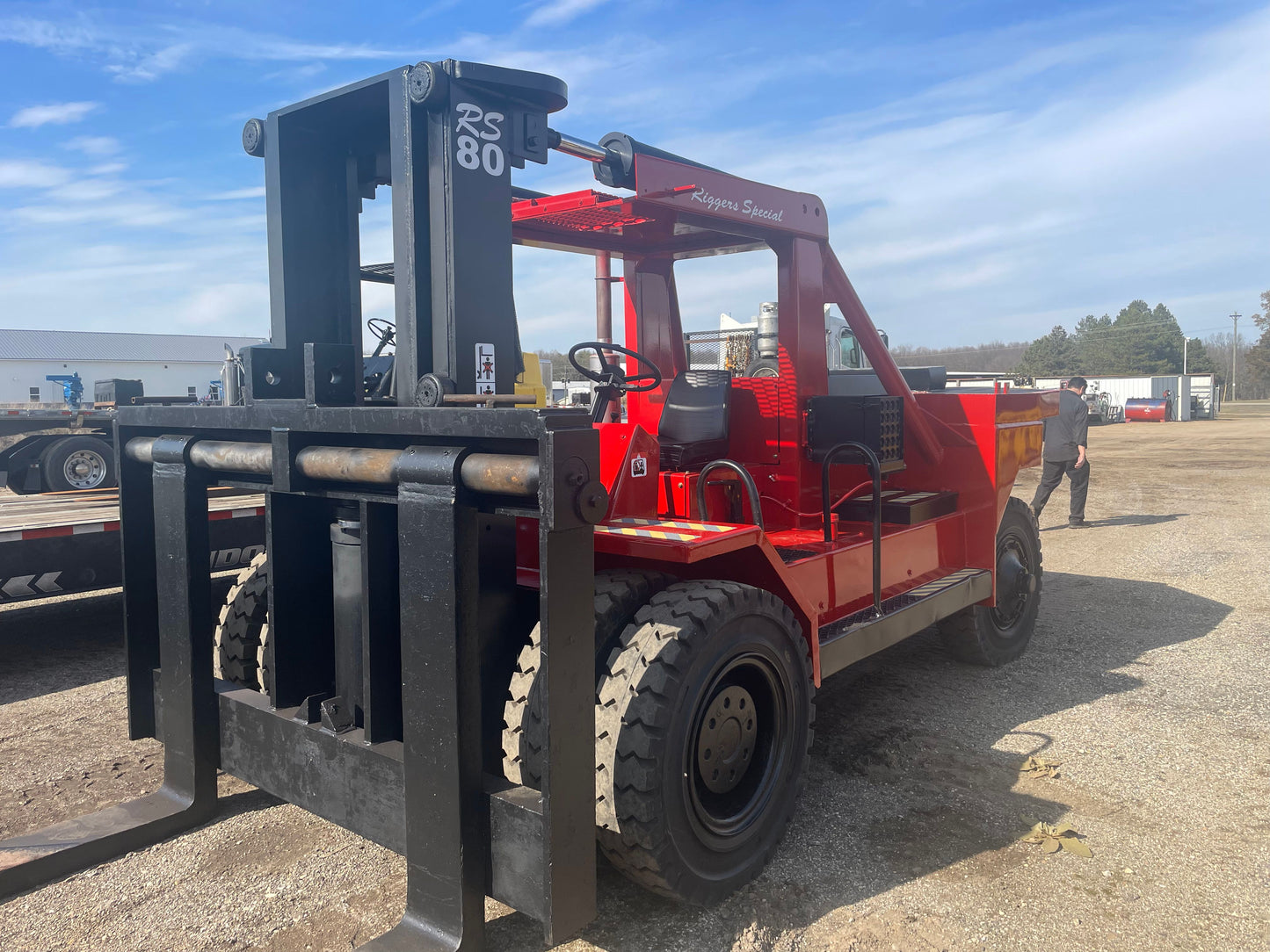 80,000 lb Riggers Forklift For Sale