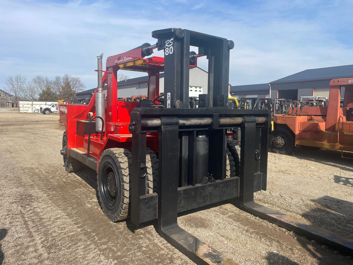 80,000 lb Riggers Forklift For Sale – Affordable Machinery