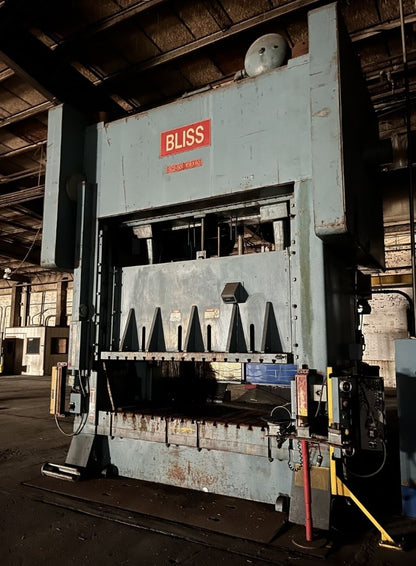 500 Ton Bliss Straight Side Press For Sale