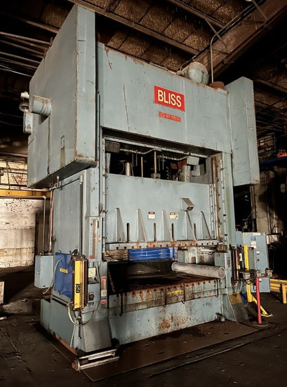 500 Ton Bliss Straight Side Press For Sale