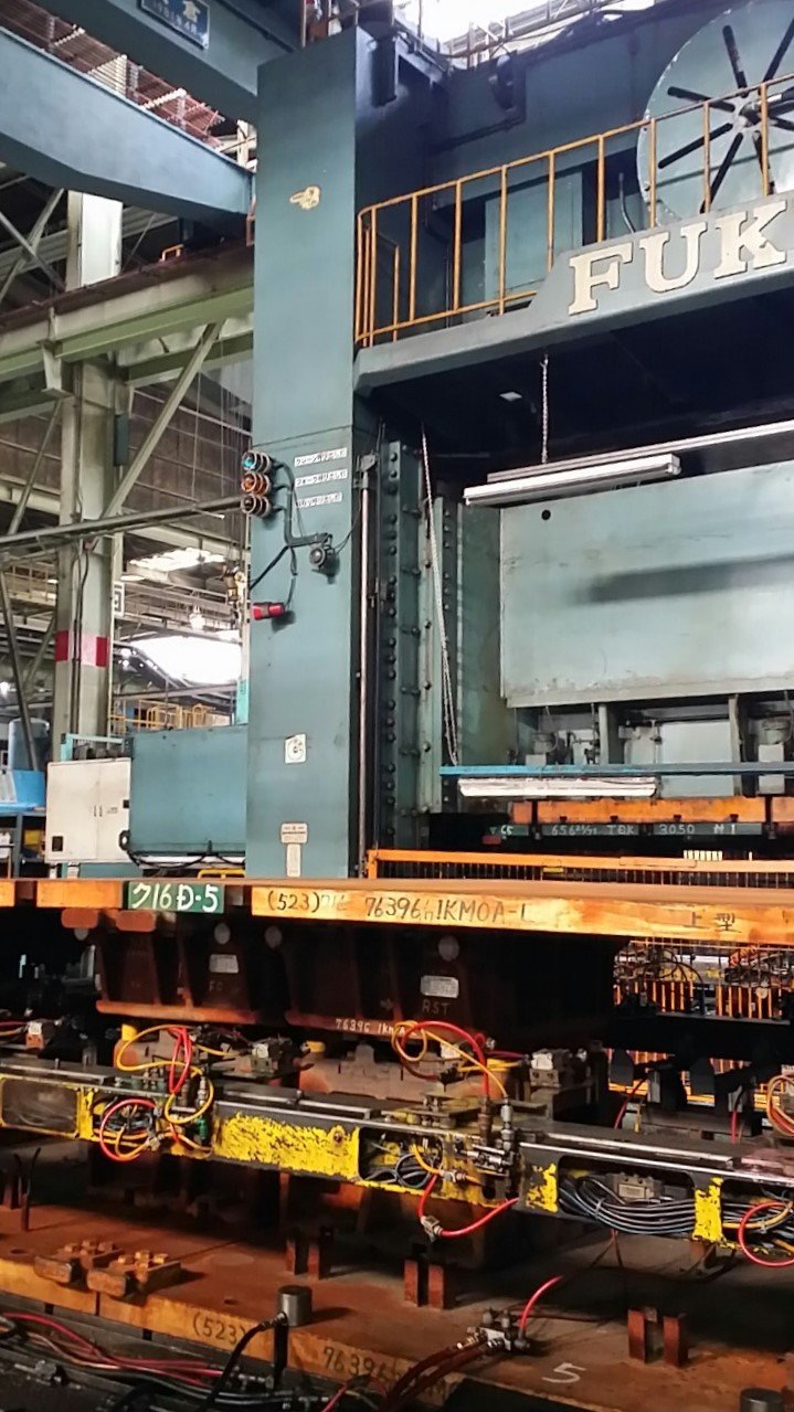 1,200 Ton Capacity Fukui 4-Point Transfer Press For Sale