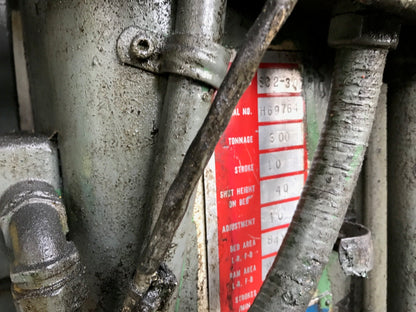 300 Ton Press For Sale Bliss Straight Side Press