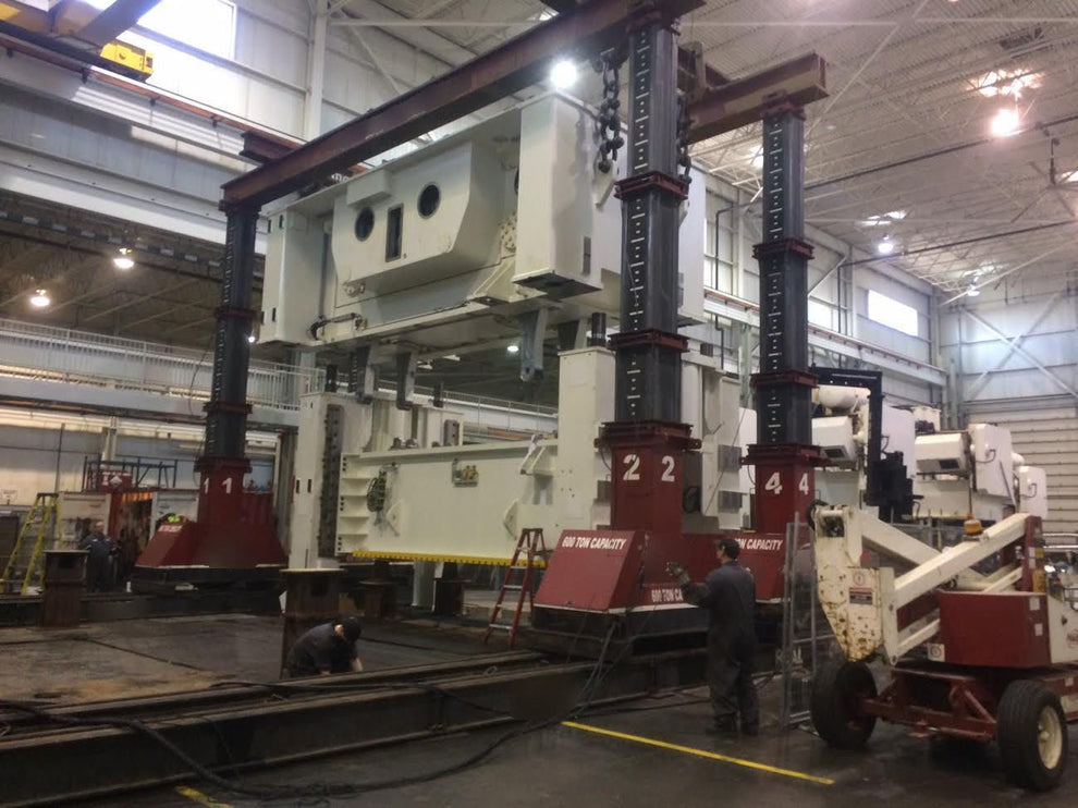 600 Ton Capacity J & R Lift -N- Lock Hydraulic Gantry For Sale ...