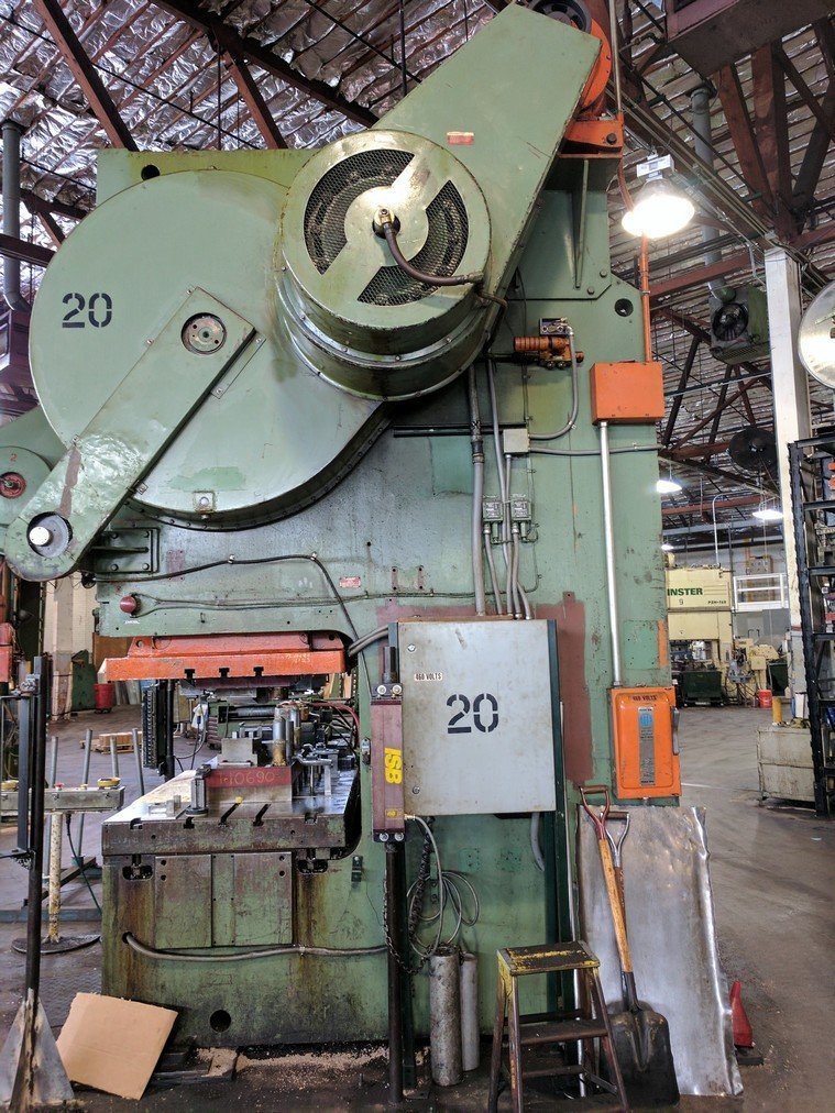 200 Ton Press For Sale Niagara Gap Frame Press