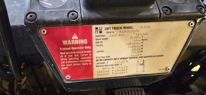 15,500 lb Hyster Forklift For Sale