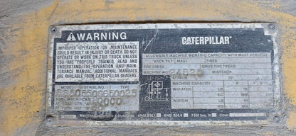 20,000 lb Cat Forklift For Sale