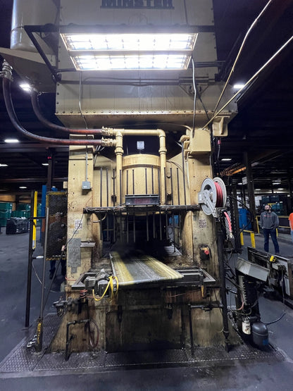 600 Ton Minster Straight Side Press For Sale