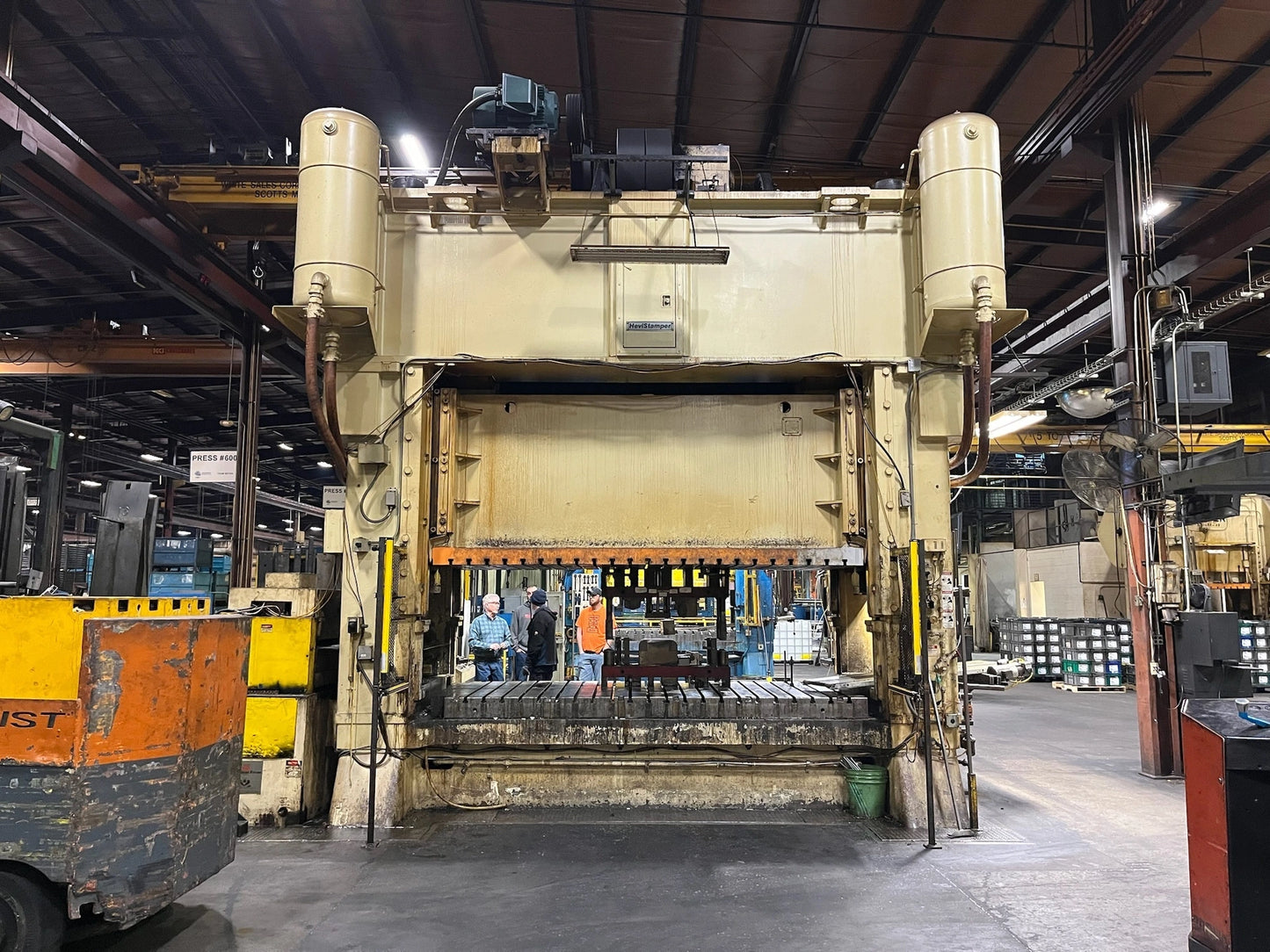 600 Ton Minster Straight Side Press For Sale