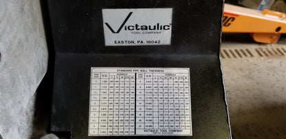 Victaulic Hydraulic Self-Powered Roll Groover For Sale