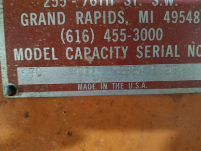 4,000lb. Capacity American Steel Line Dual-End Reel For Sale