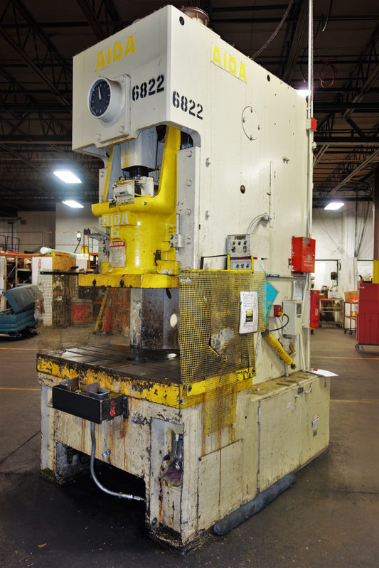 165 Ton Press For Sale Aida Single-Point Gap Frame Press