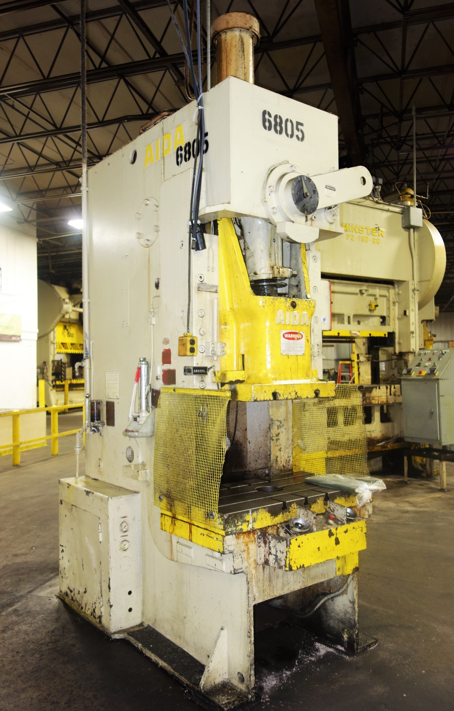 110 Ton Press For Sale Aida Single-Point Gap Frame Press