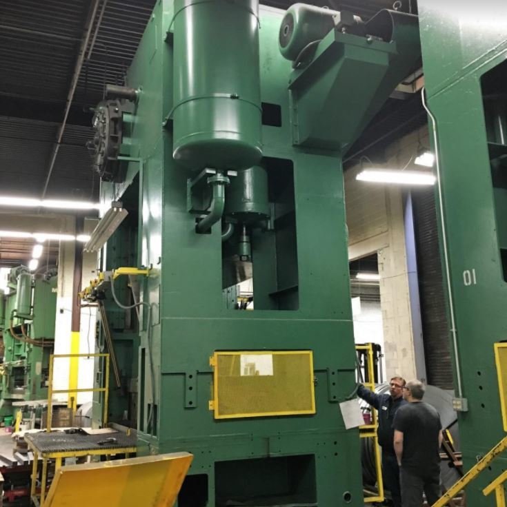 500 Ton Press For Sale USI Clearing Straight Side Press