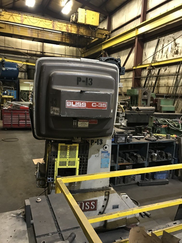 35 Ton Press For Sale Bliss C-35 OBI Press