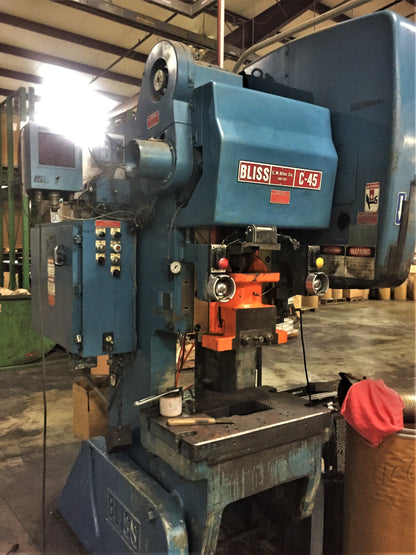 45 Ton Press For Sale Bliss OBI Press