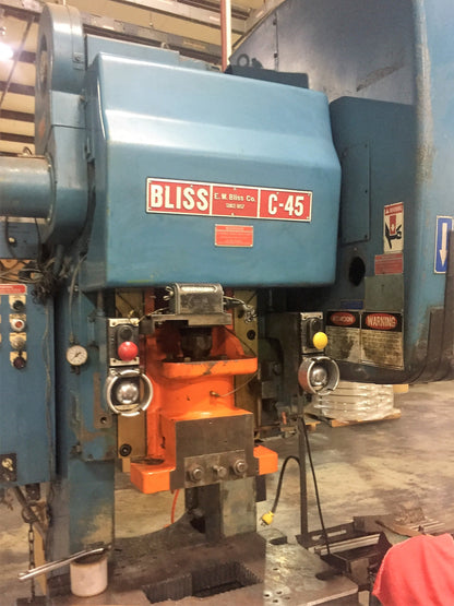 45 Ton Press For Sale Bliss OBI Press
