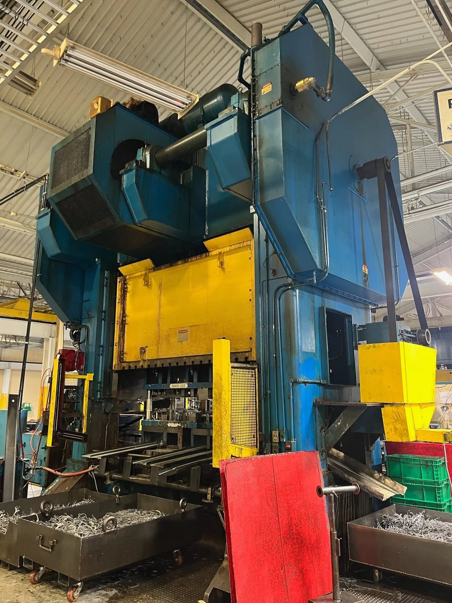 800 Ton Eagle Straight Side Press For Sale