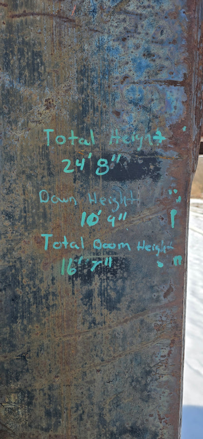 80,000 lb Bristol Riggers Special Forklift Hydraulic Boom For Sale