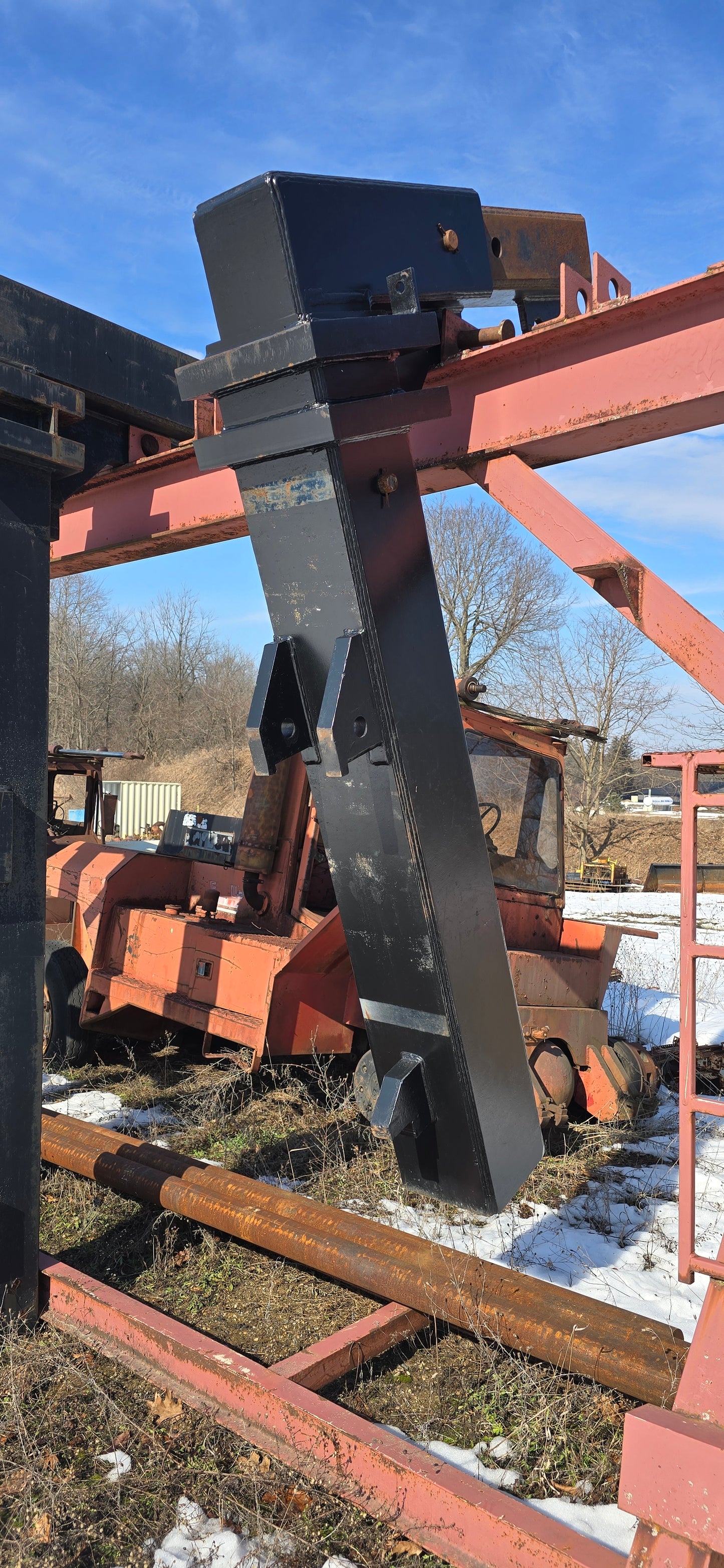 80,000 lb Bristol Riggers Special Forklift Mechanical Boom For Sale