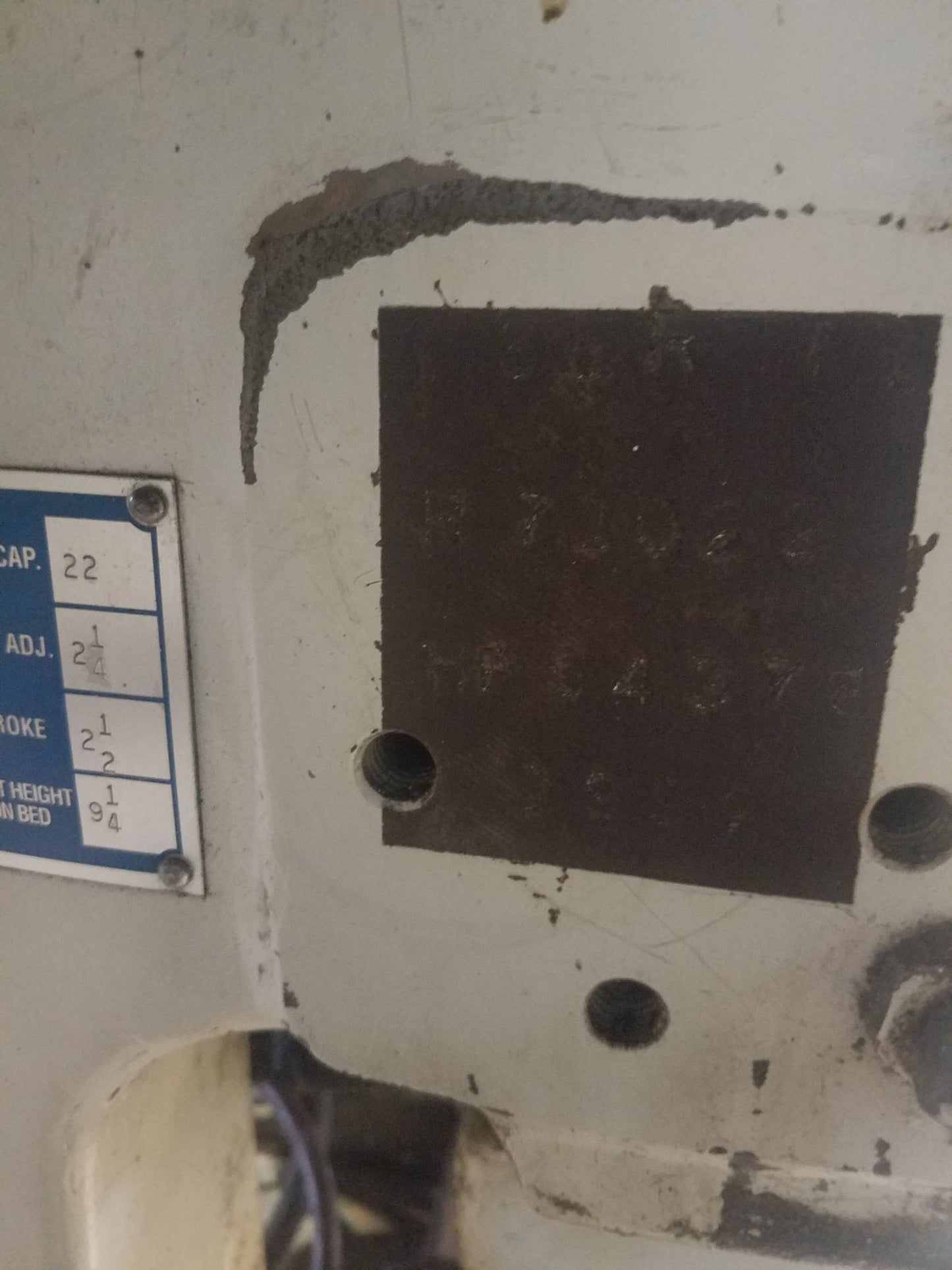 22 Ton Press For Sale Bliss OBI Press