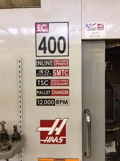 Haas EC-400 CNC Horizontal Machining Center For Sale