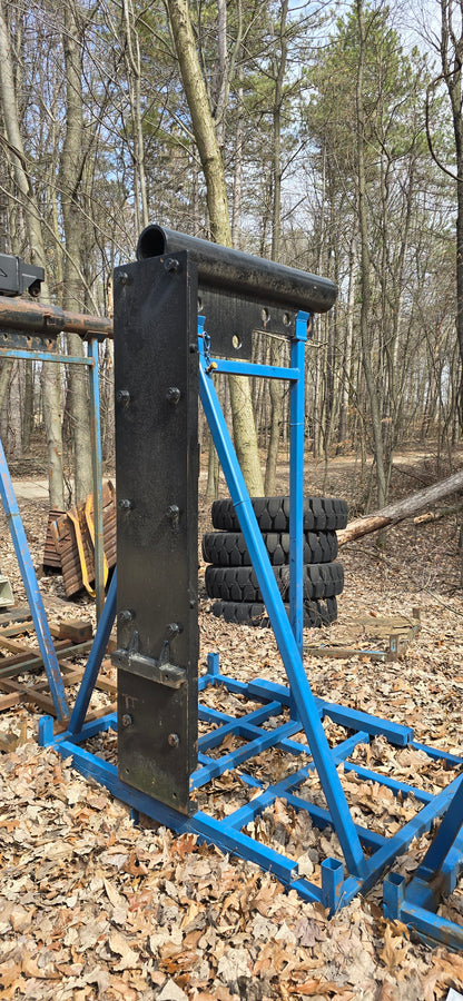 8,000 lb Forklift Boom, Jib, and Stand For Sale