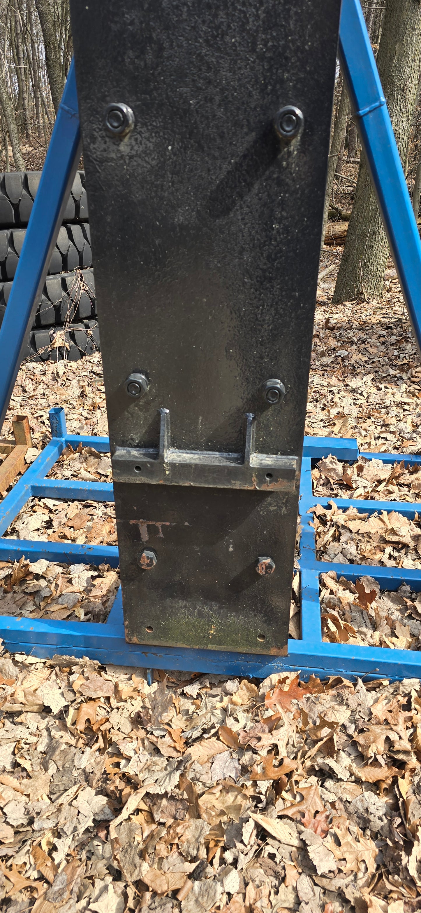 8,000 lb Forklift Boom, Jib, and Stand For Sale