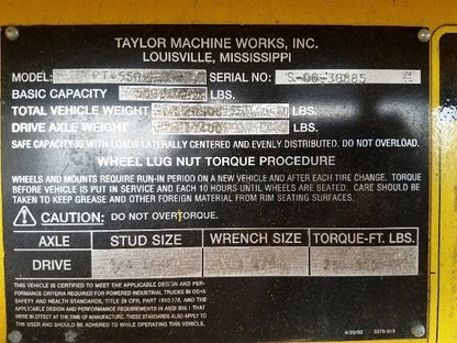 55000lb Taylor Die-Burden Carrier For Sale